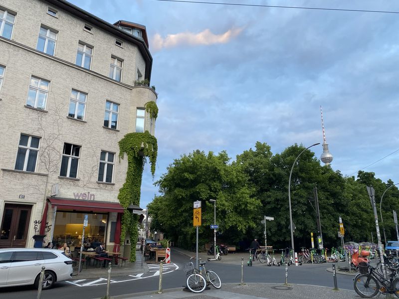 Berlin TV Tower Street