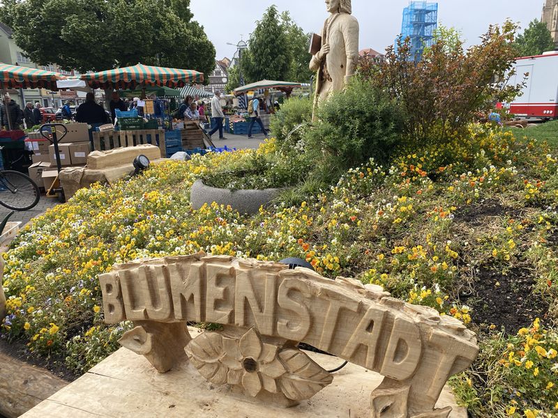 Erfurt Blumenstadt Sign