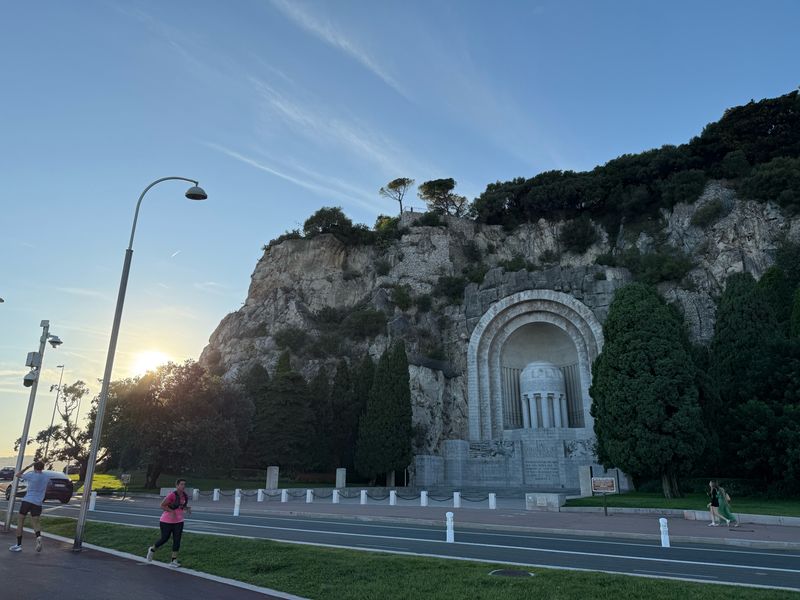 Nice Monument Sunset