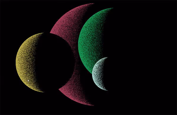 3D планеты из точек на canvas