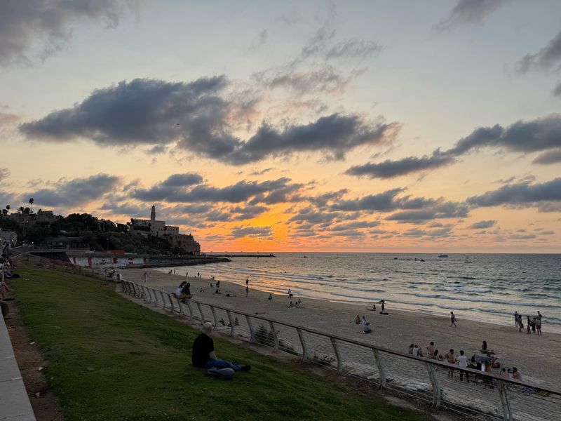 Tel Aviv Beach Sunset