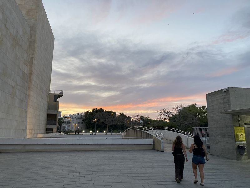 Tel Aviv Plaza Sunset