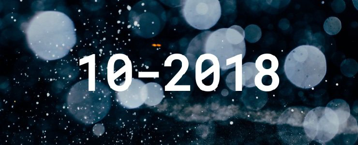 10/2018: Итоги за месяц